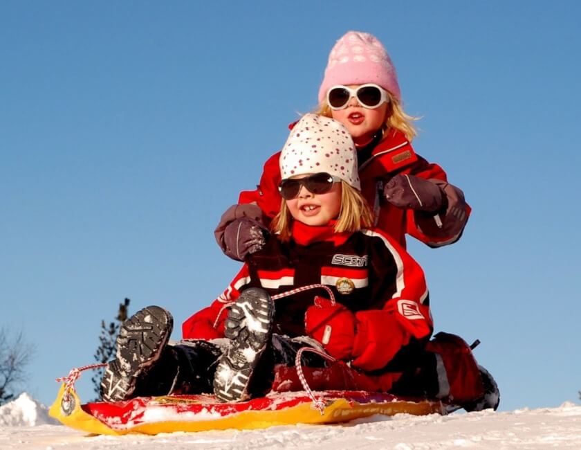 зимний отдых с детьми