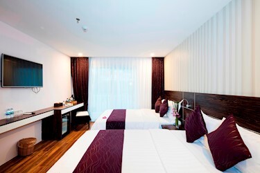 Family City View Balcony